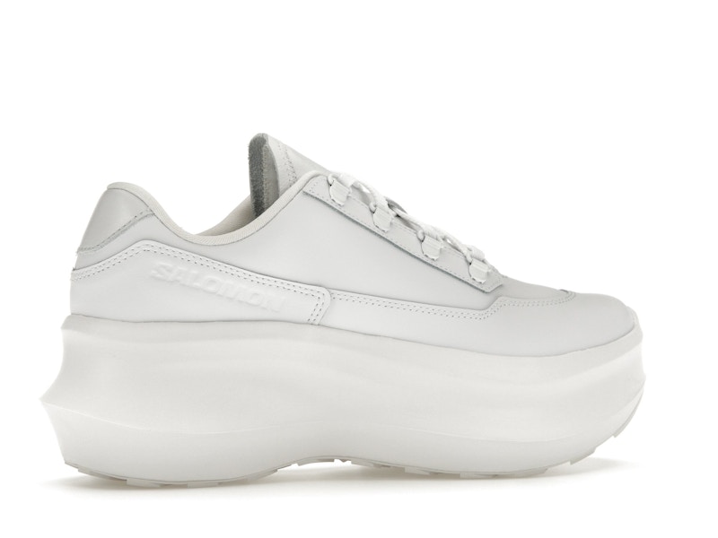 Salomon SR811 Leather Platform Comme des Garcons White
