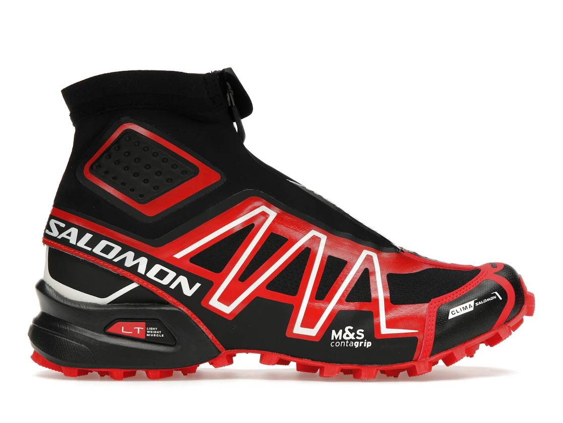 Salomon Snowcross Black Fiery Red