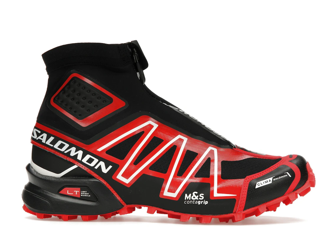 Salomon Snowcross Black Fiery Red