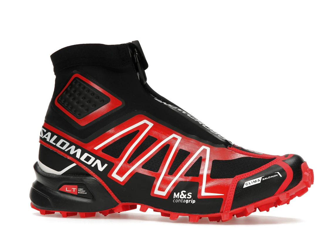Salomon Snowcross Black Fiery Red