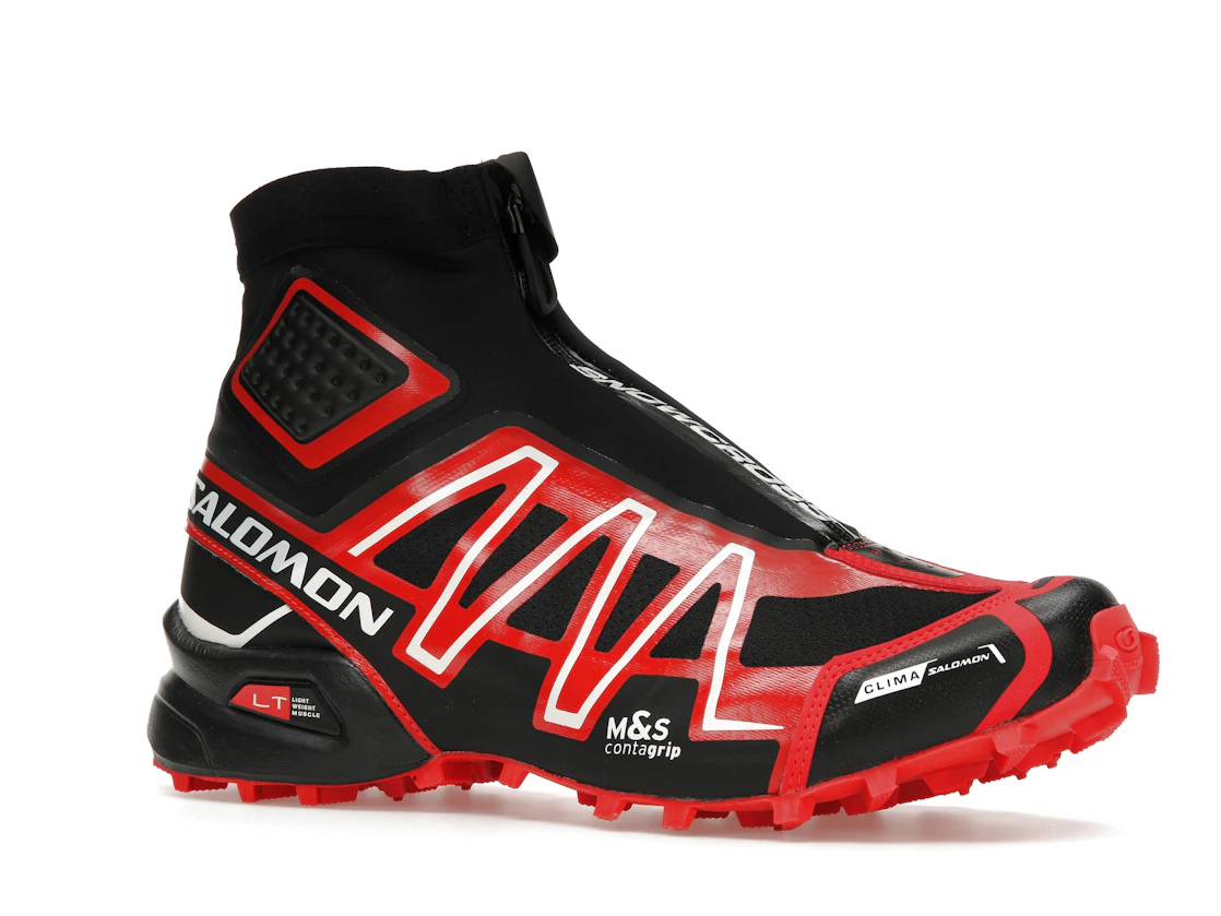 Salomon Snowcross Black Fiery Red