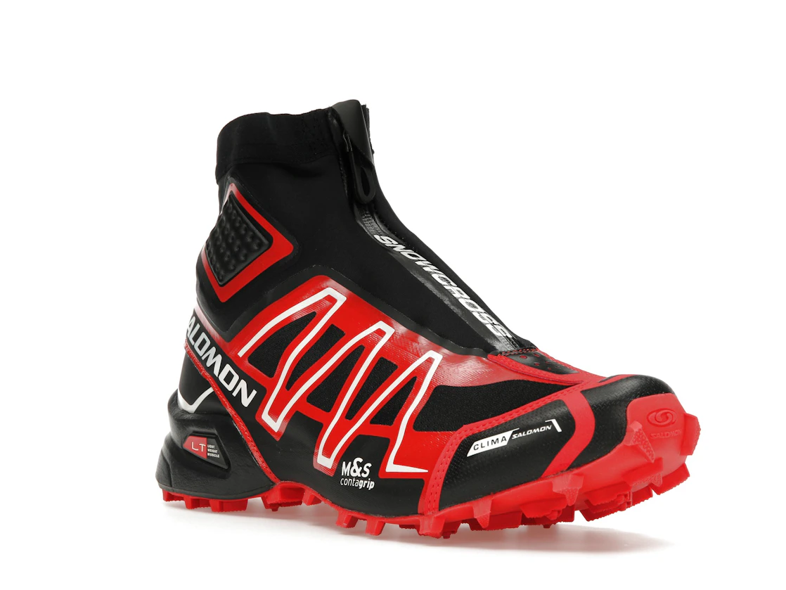 Salomon Snowcross Black Fiery Red