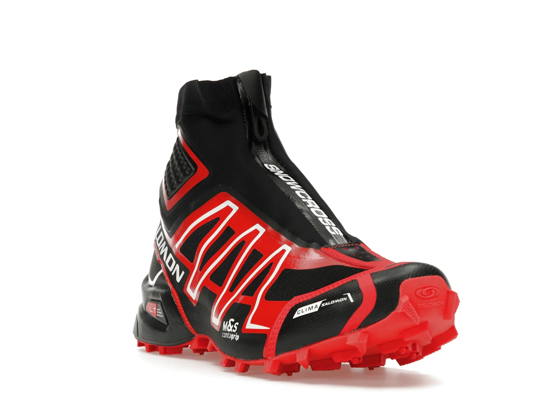 Salomon Snowcross Black Fiery Red