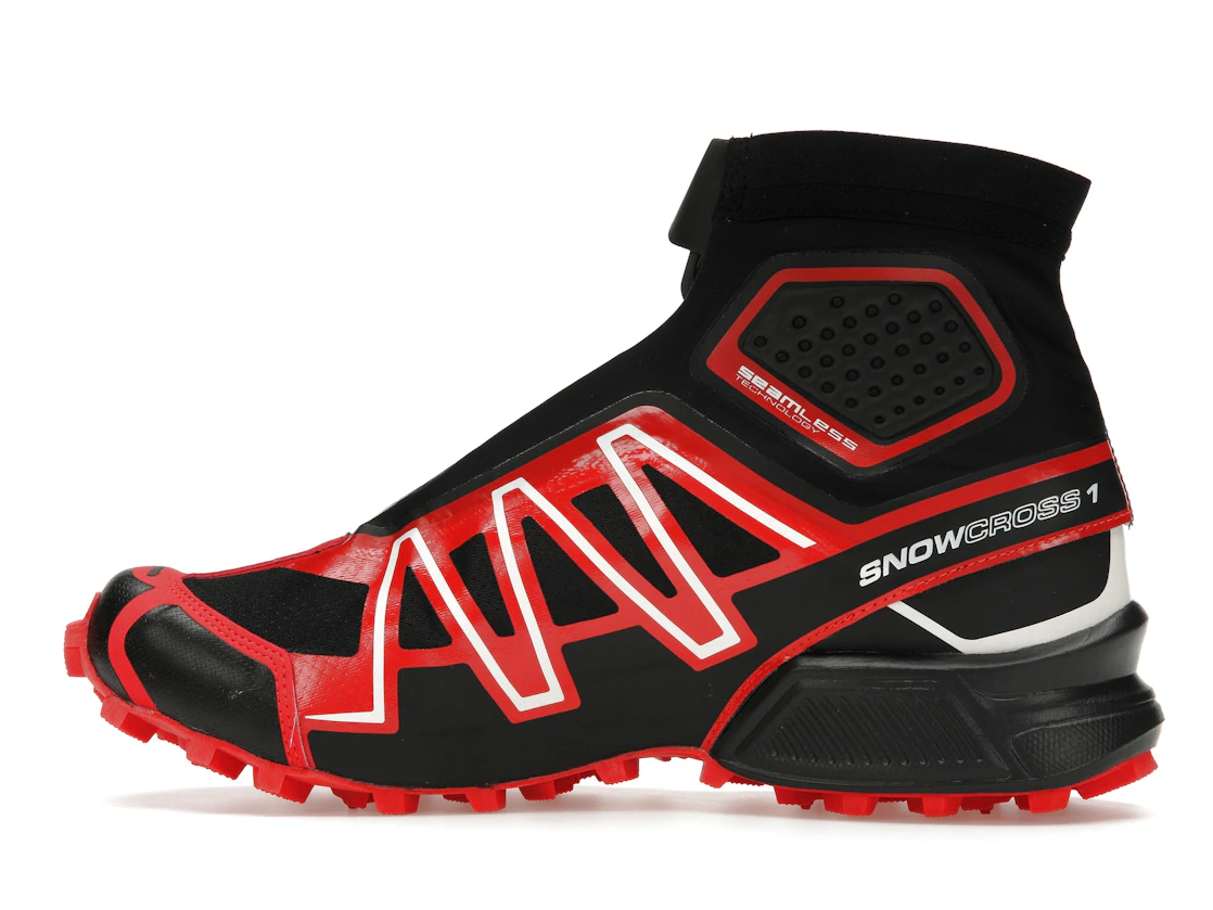 Salomon Snowcross Black Fiery Red