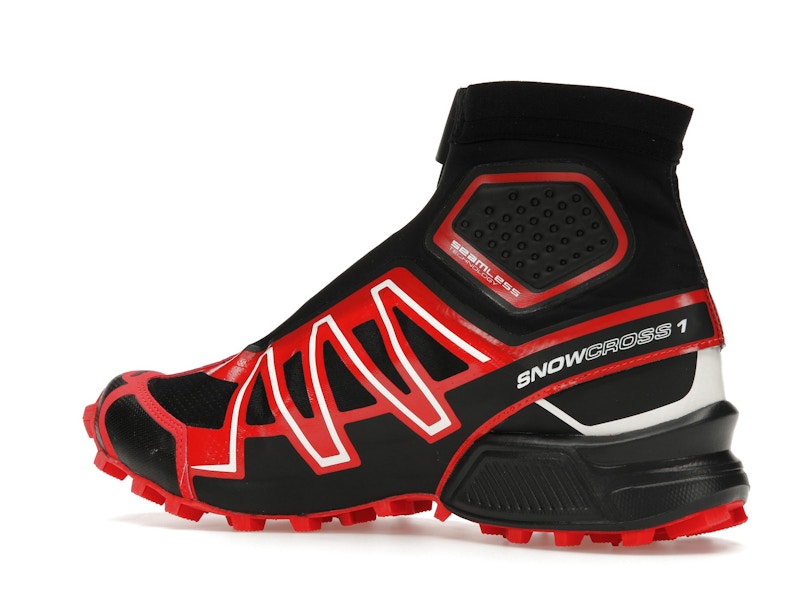 Salomon Snowcross Black Fiery Red