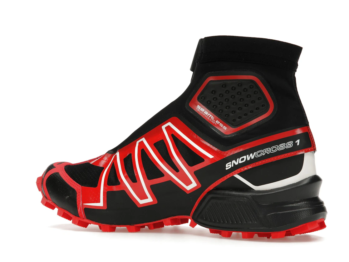 Salomon Snowcross Black Fiery Red
