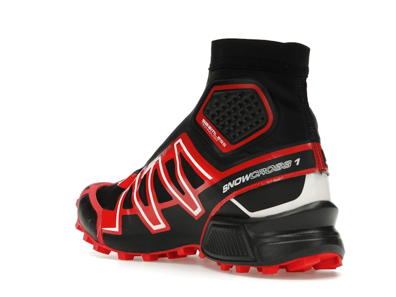 Salomon Snowcross Black Fiery Red