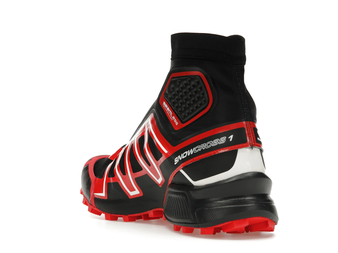 Salomon Snowcross Black Fiery Red