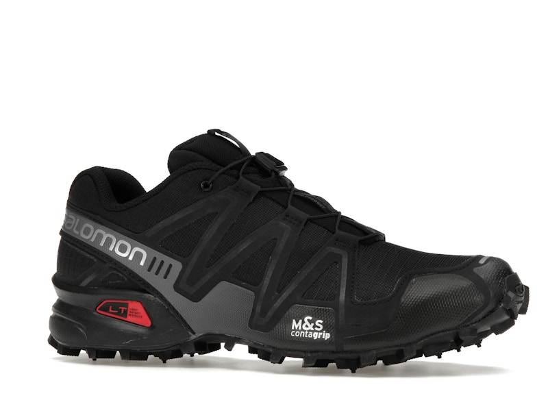 Salomon Speedcross 3 Black Quiet Shade Red