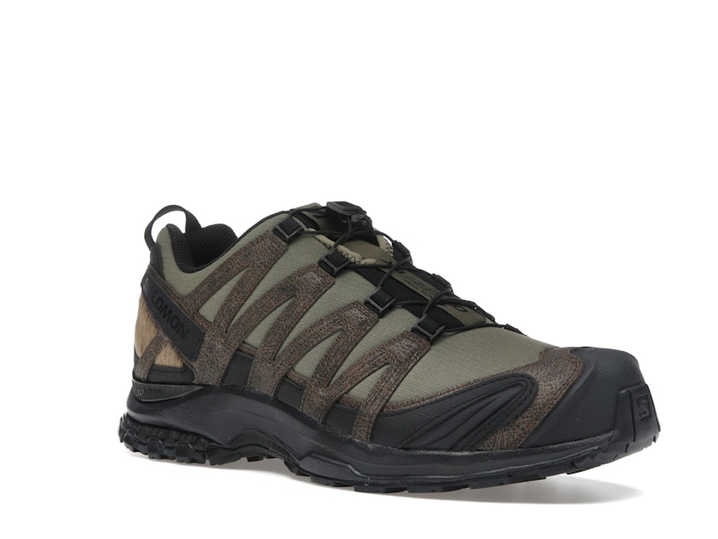 Salomon XA Pro 3D Distressed Leather Dark Earth Black