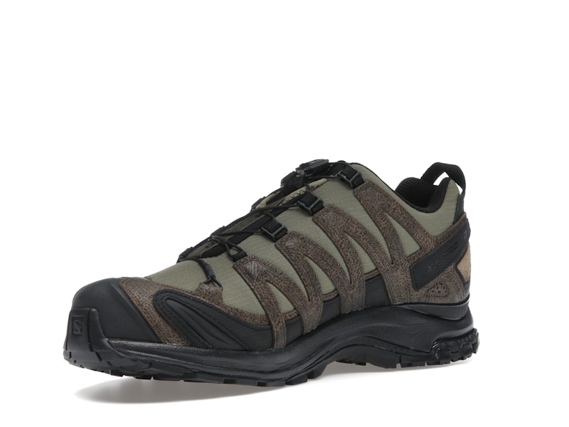 Salomon XA Pro 3D Distressed Leather Dark Earth Black