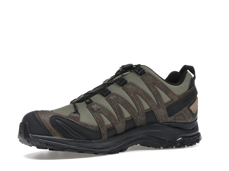 Salomon XA Pro 3D Distressed Leather Dark Earth Black