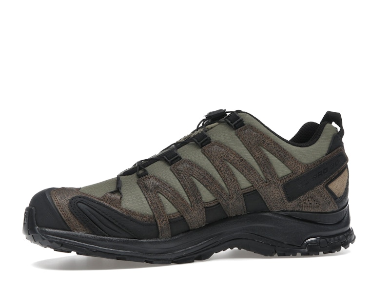 Salomon XA Pro 3D Distressed Leather Dark Earth Black