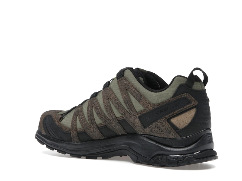Salomon XA Pro 3D Distressed Leather Dark Earth Black