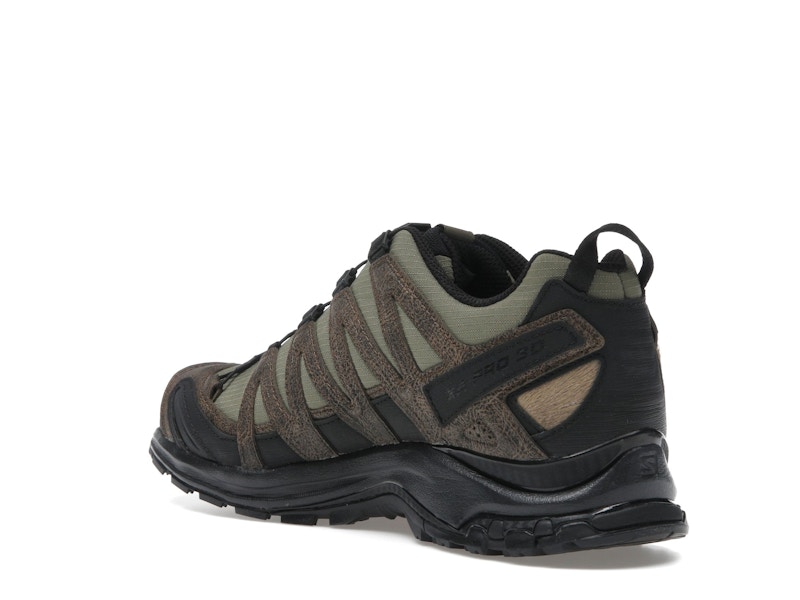 Salomon XA Pro 3D Distressed Leather Dark Earth Black