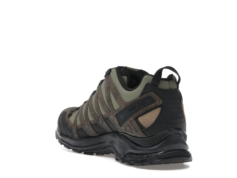 Salomon XA Pro 3D Distressed Leather Dark Earth Black