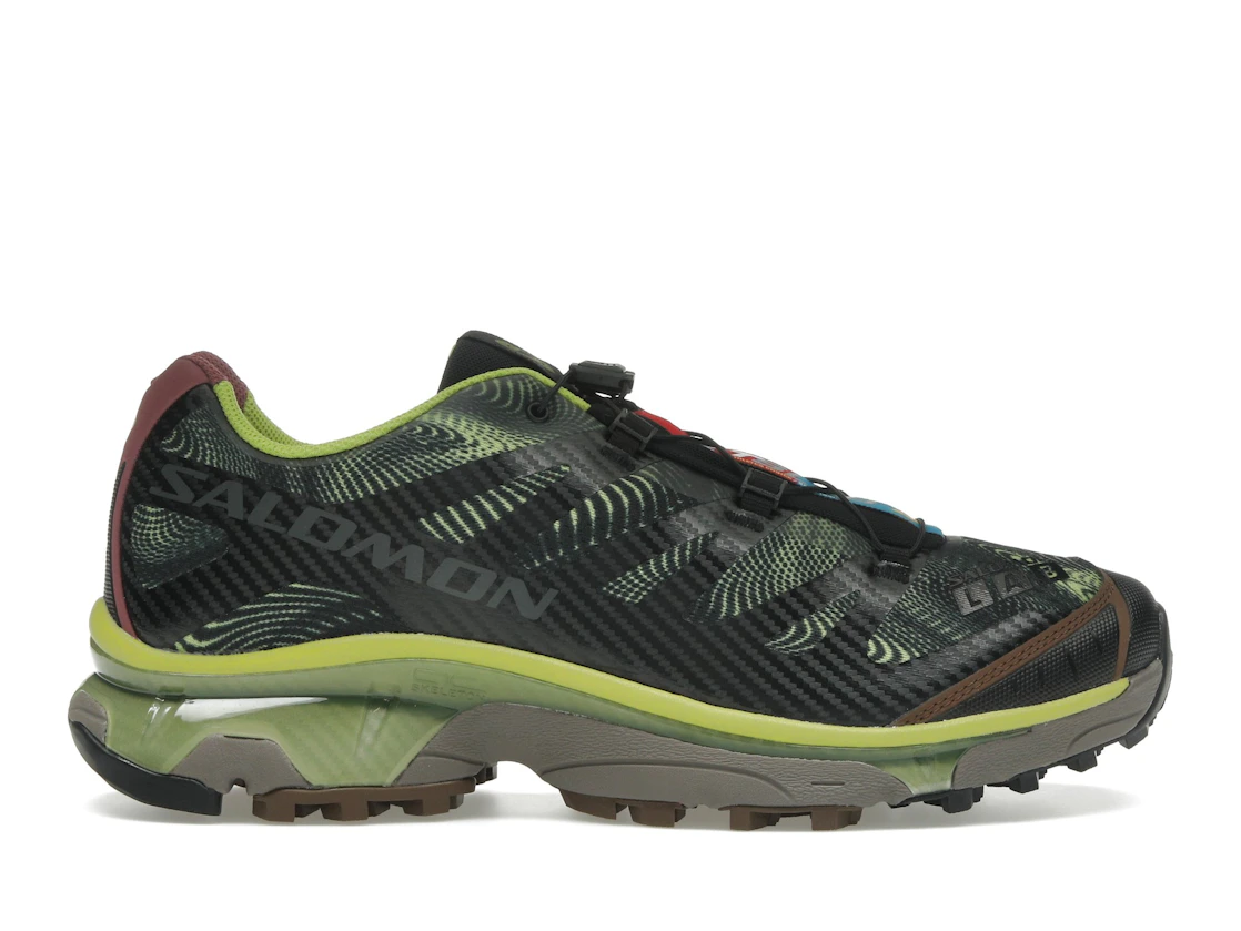 Salomon XT-4 OG Rave at Dawn Black Dark Citron