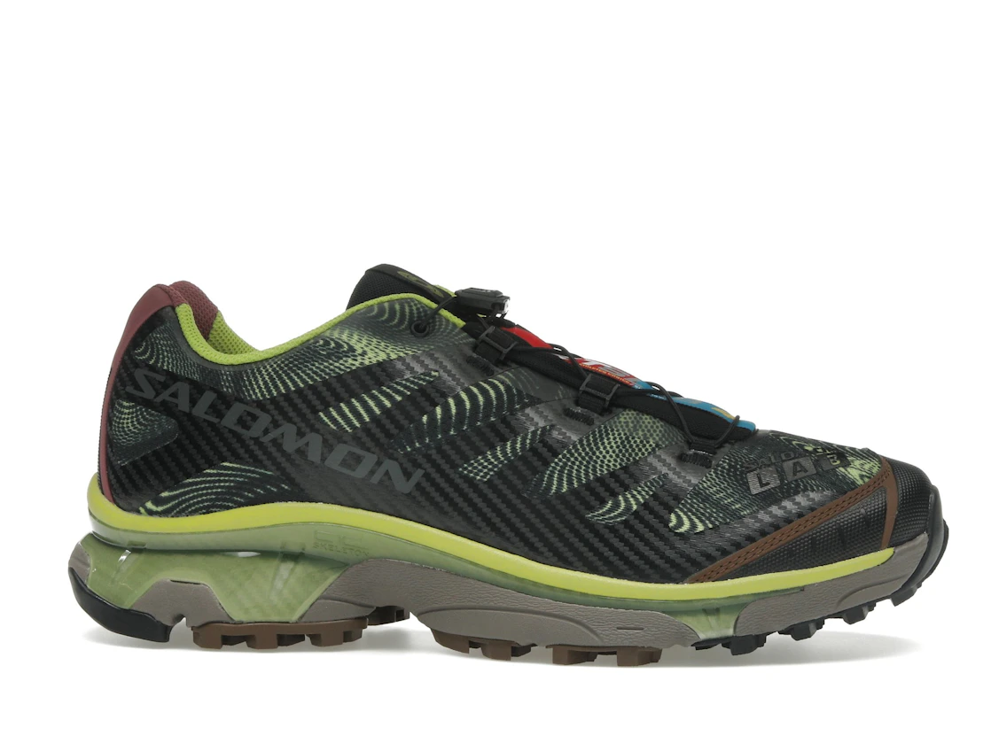 Salomon XT-4 OG Rave at Dawn Black Dark Citron