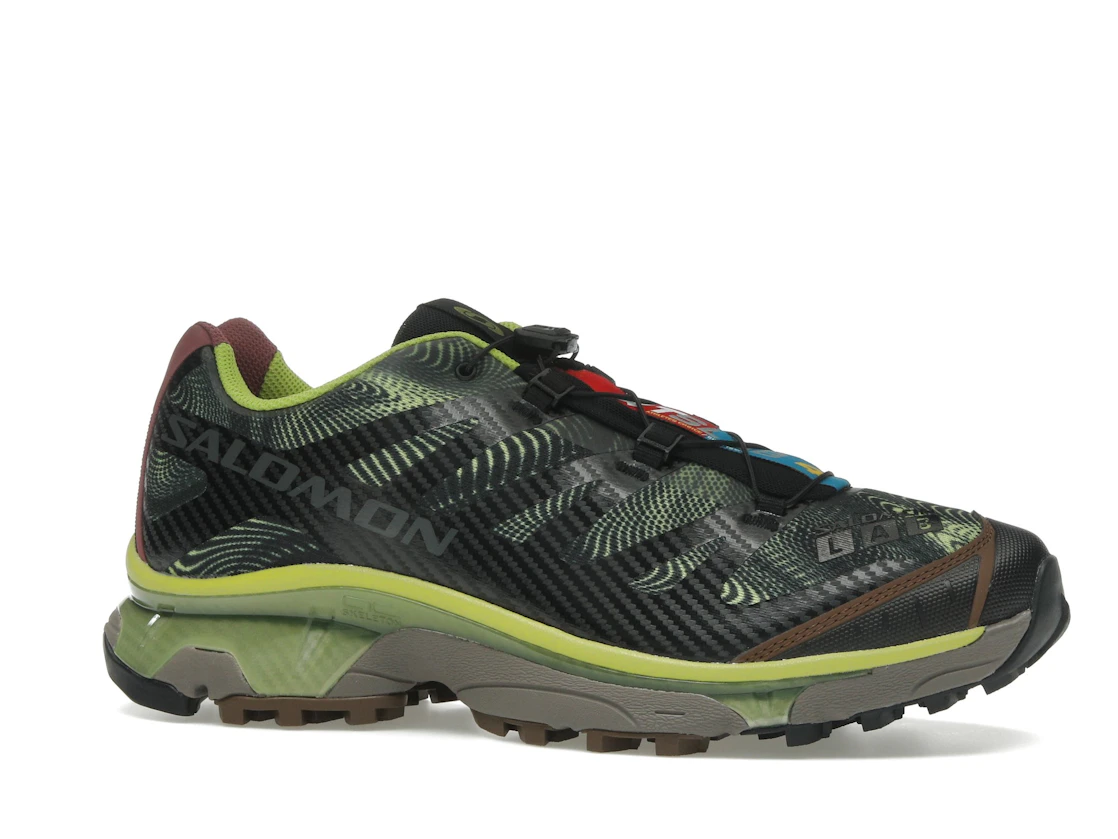 Salomon XT-4 OG Rave at Dawn Black Dark Citron