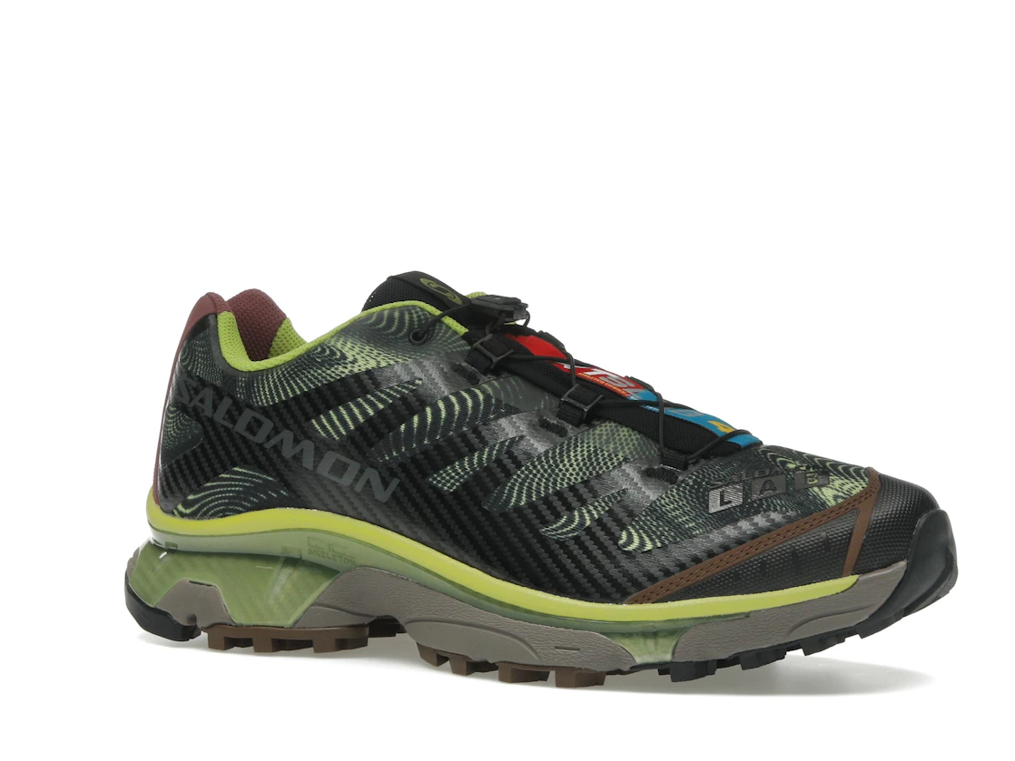 Salomon XT-4 OG Rave at Dawn Black Dark Citron