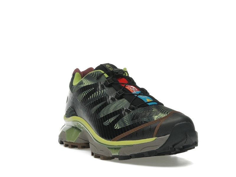 Salomon XT-4 OG Rave at Dawn Black Dark Citron