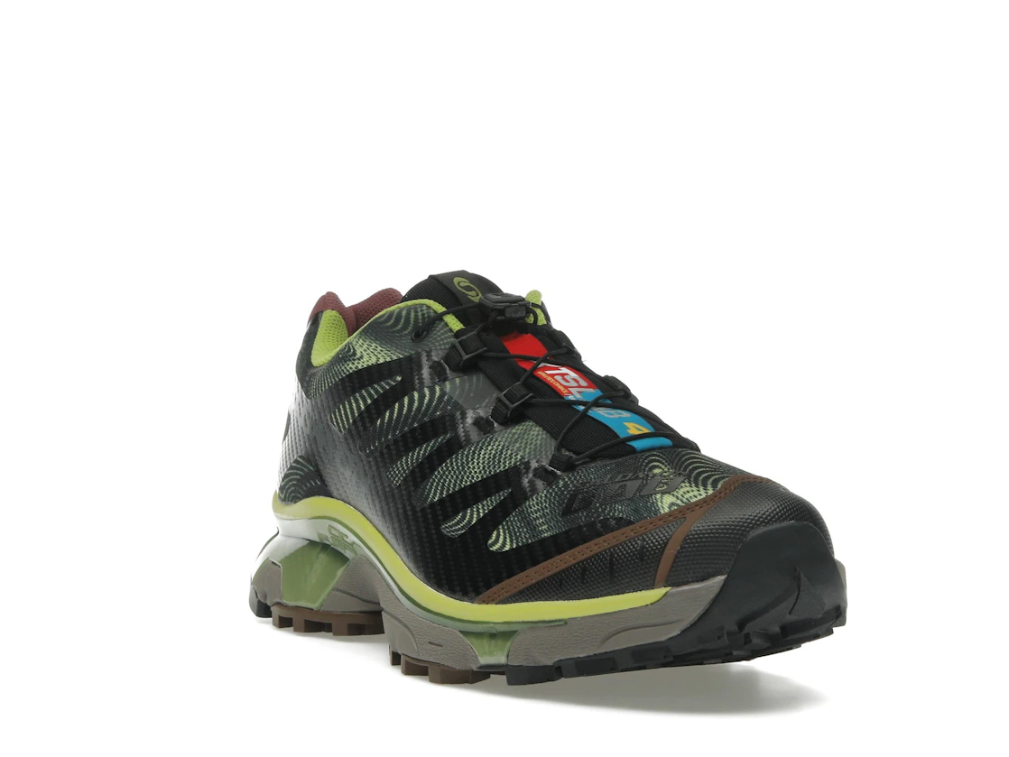 Salomon XT-4 OG Rave at Dawn Black Dark Citron