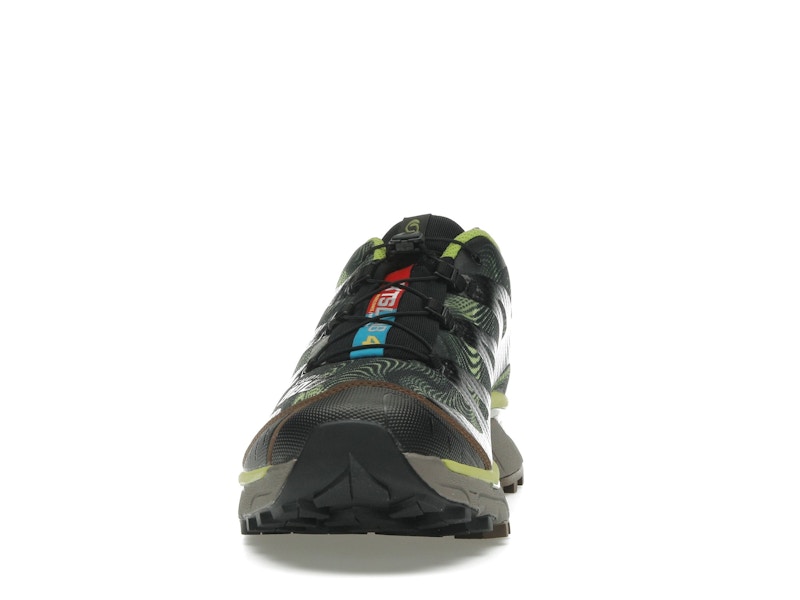 Salomon XT-4 OG Rave at Dawn Black Dark Citron