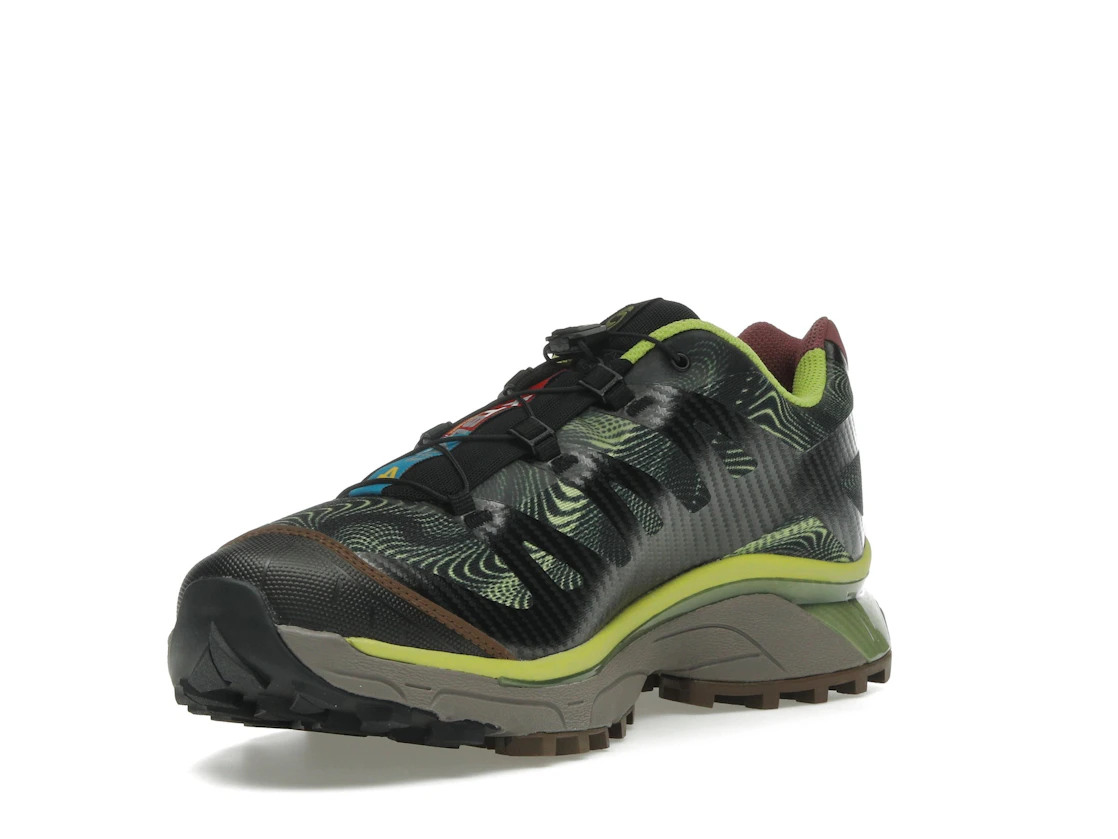 Salomon XT-4 OG Rave at Dawn Black Dark Citron
