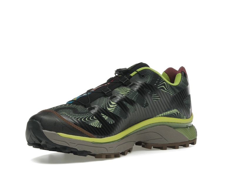 Salomon XT-4 OG Rave at Dawn Black Dark Citron