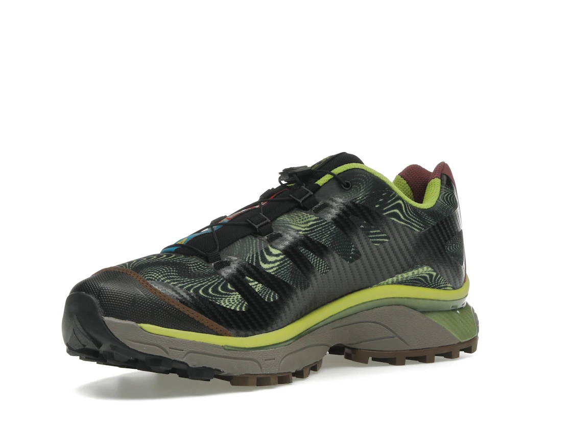 Salomon XT-4 OG Rave at Dawn Black Dark Citron
