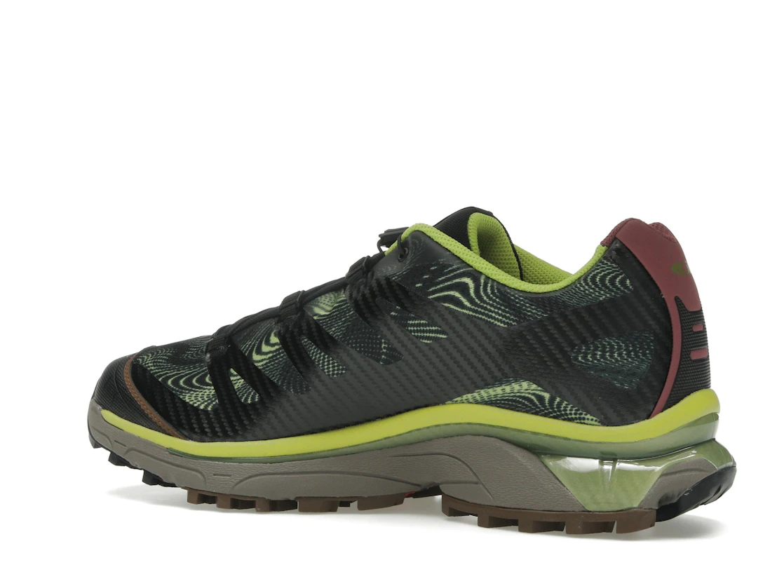 Salomon XT-4 OG Rave at Dawn Black Dark Citron