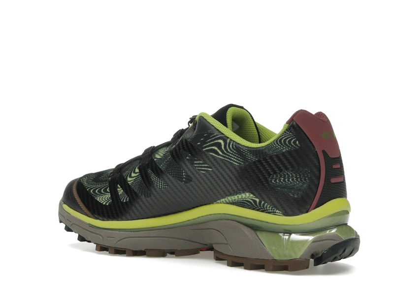 Salomon XT-4 OG Rave at Dawn Black Dark Citron