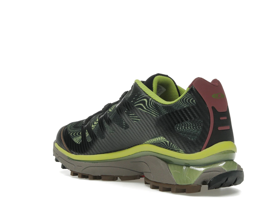 Salomon XT-4 OG Rave at Dawn Black Dark Citron