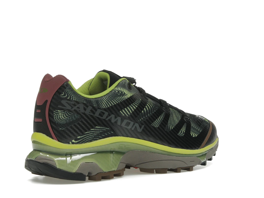 Salomon XT-4 OG Rave at Dawn Black Dark Citron