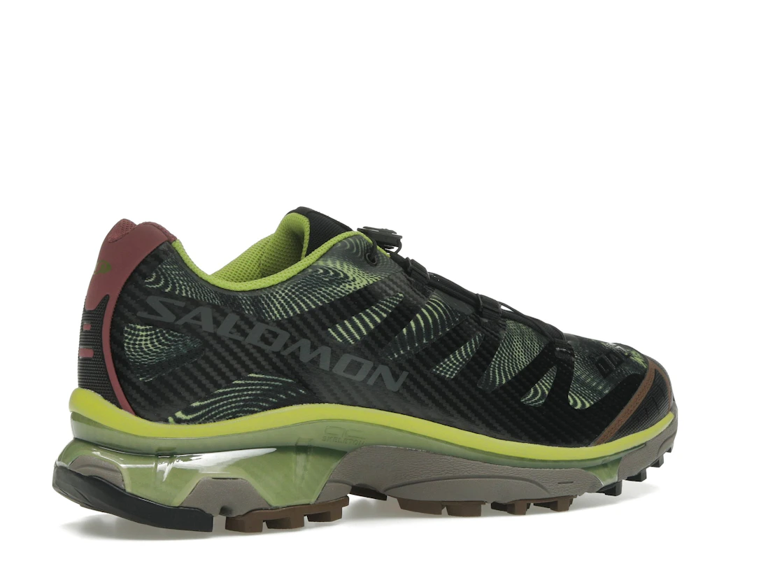 Salomon XT-4 OG Rave at Dawn Black Dark Citron