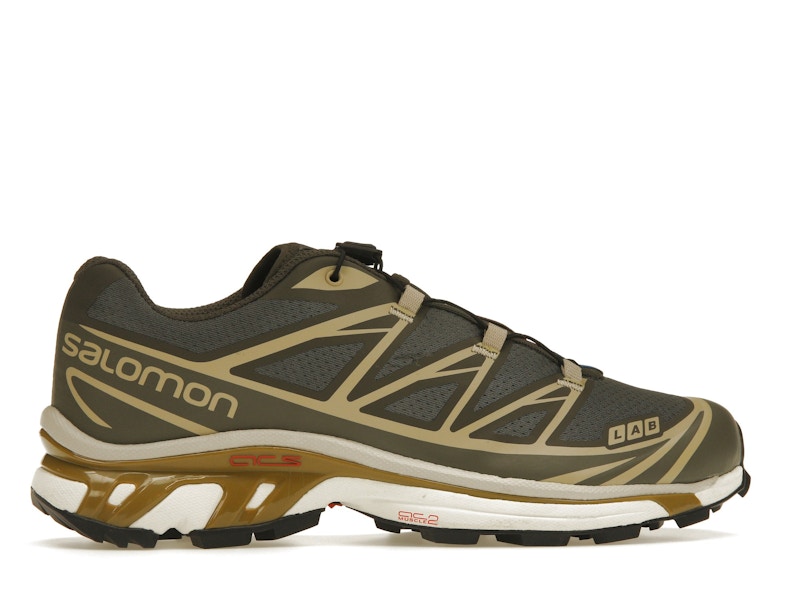 Salomon XT-6 Beluga Dull Gold