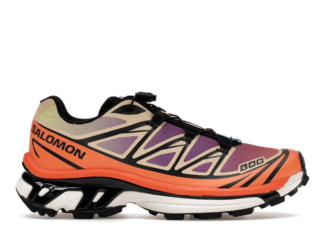Salomon XT-6 Black Almond Dragon Fire