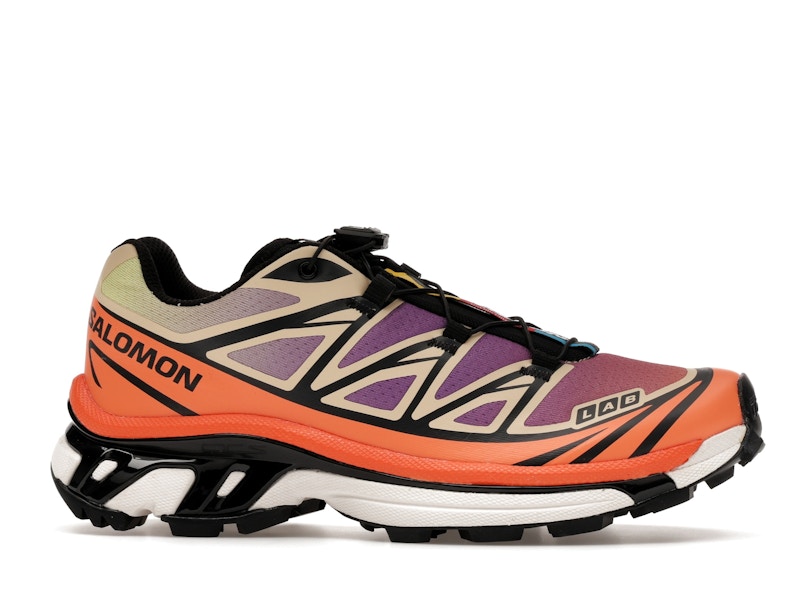 Salomon XT-6 Black Almond Dragon Fire