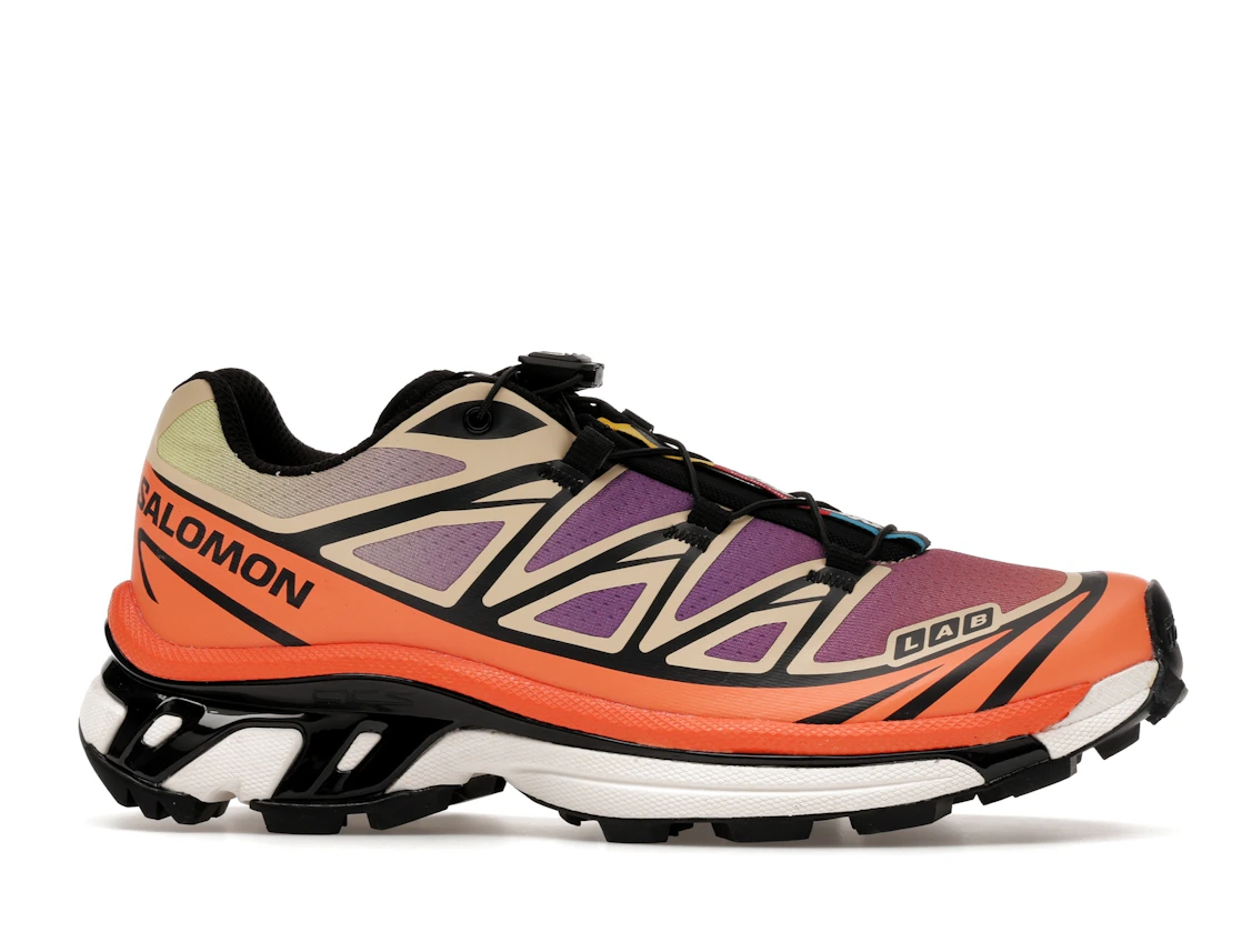 Salomon XT-6 Black Almond Dragon Fire