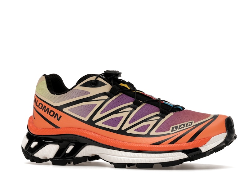 Salomon XT-6 Black Almond Dragon Fire