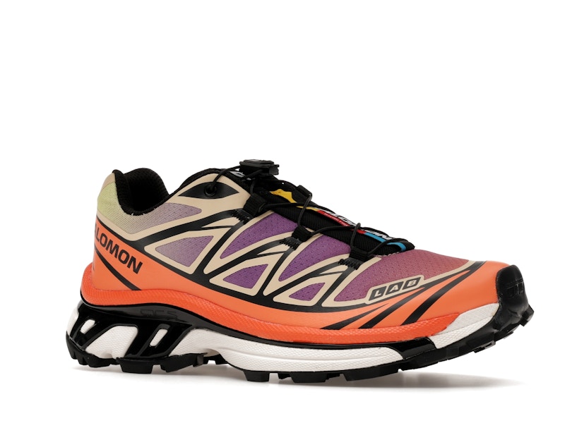 Salomon XT-6 Black Almond Dragon Fire
