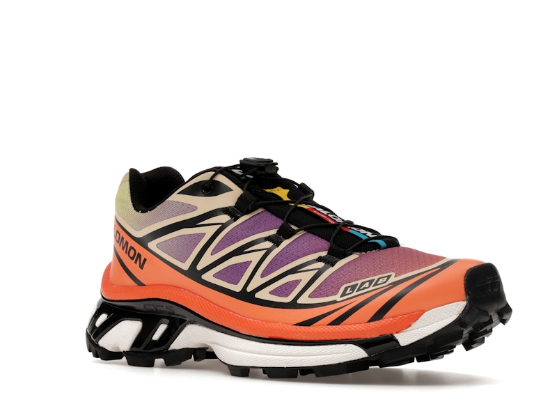 Salomon XT-6 Black Almond Dragon Fire