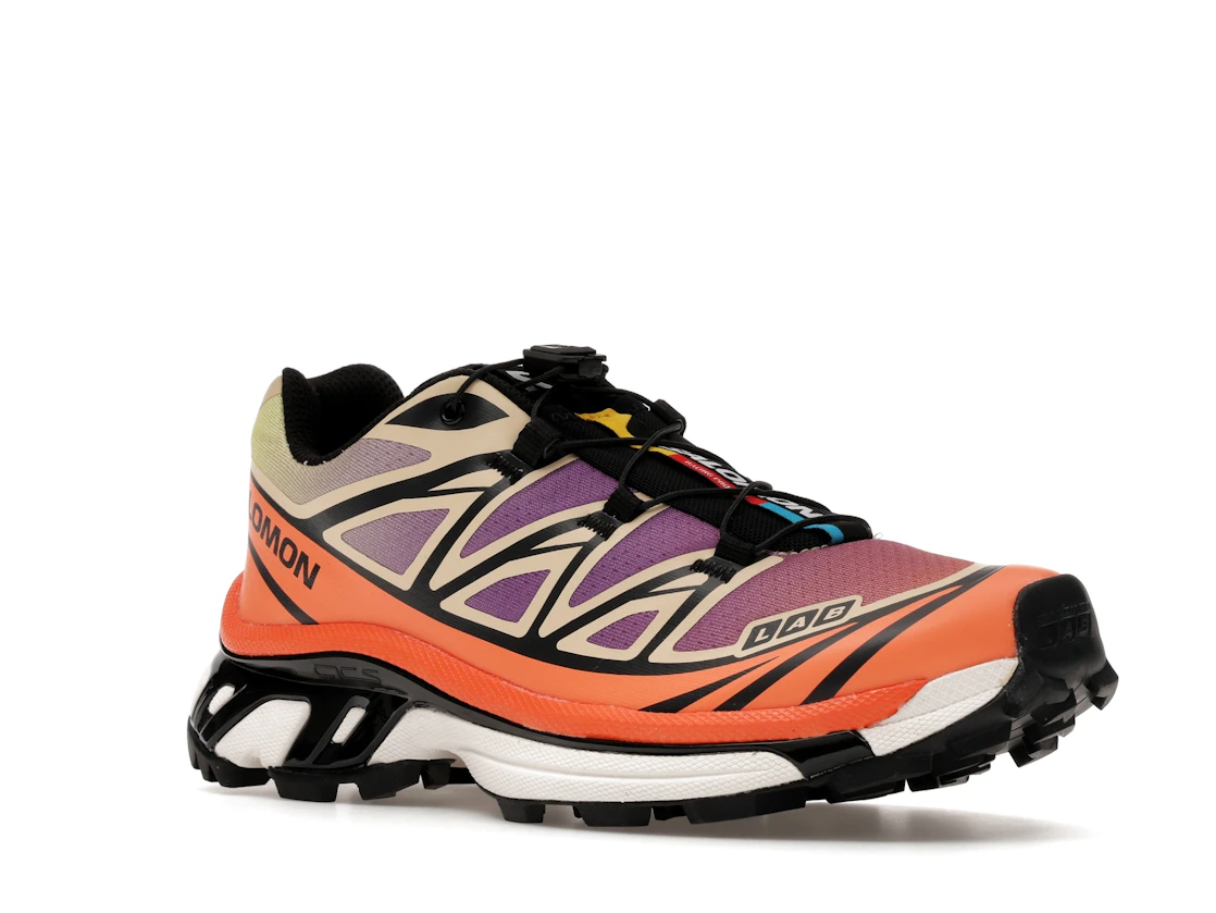 Salomon XT-6 Black Almond Dragon Fire