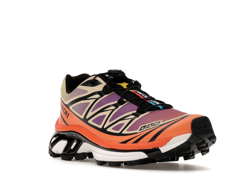 Salomon XT-6 Black Almond Dragon Fire