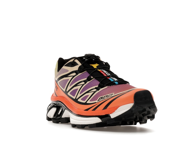 Salomon XT-6 Black Almond Dragon Fire