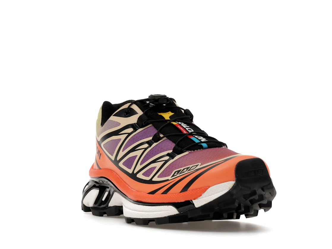 Salomon XT-6 Black Almond Dragon Fire