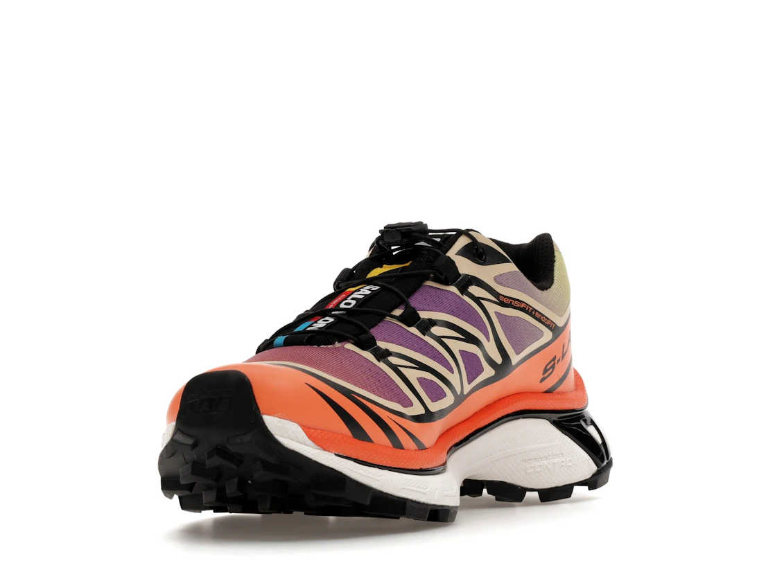Salomon XT-6 Black Almond Dragon Fire