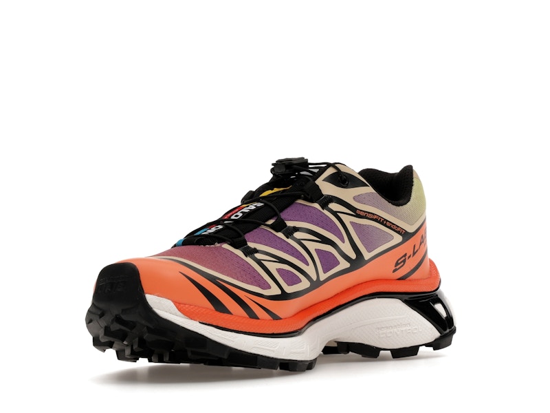 Salomon XT-6 Black Almond Dragon Fire
