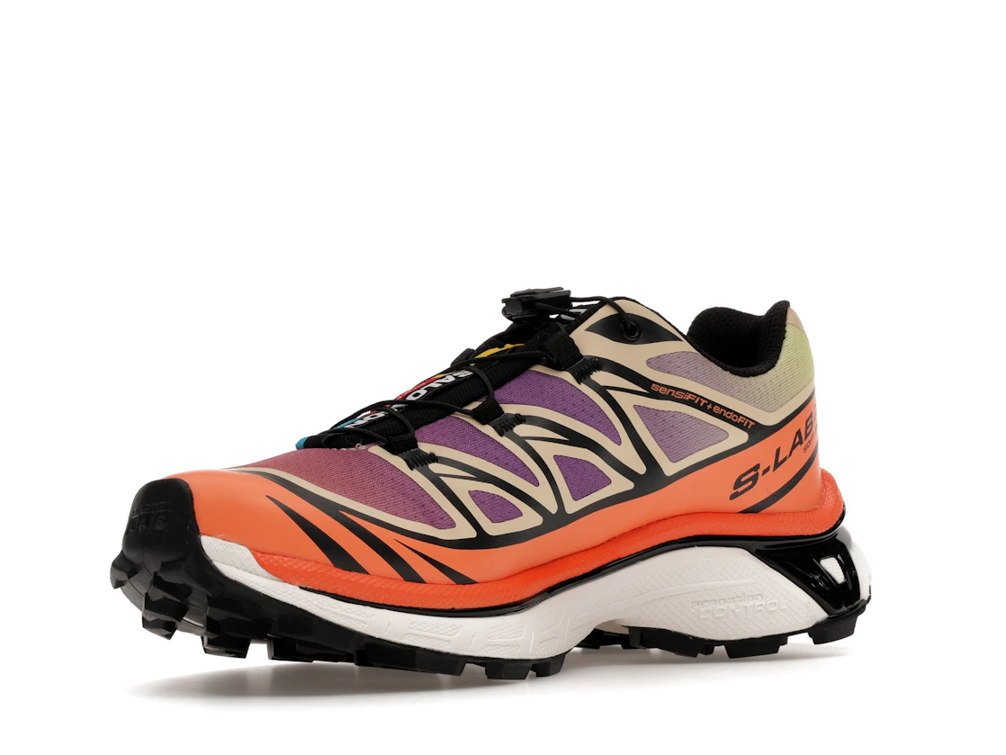 Salomon XT-6 Black Almond Dragon Fire