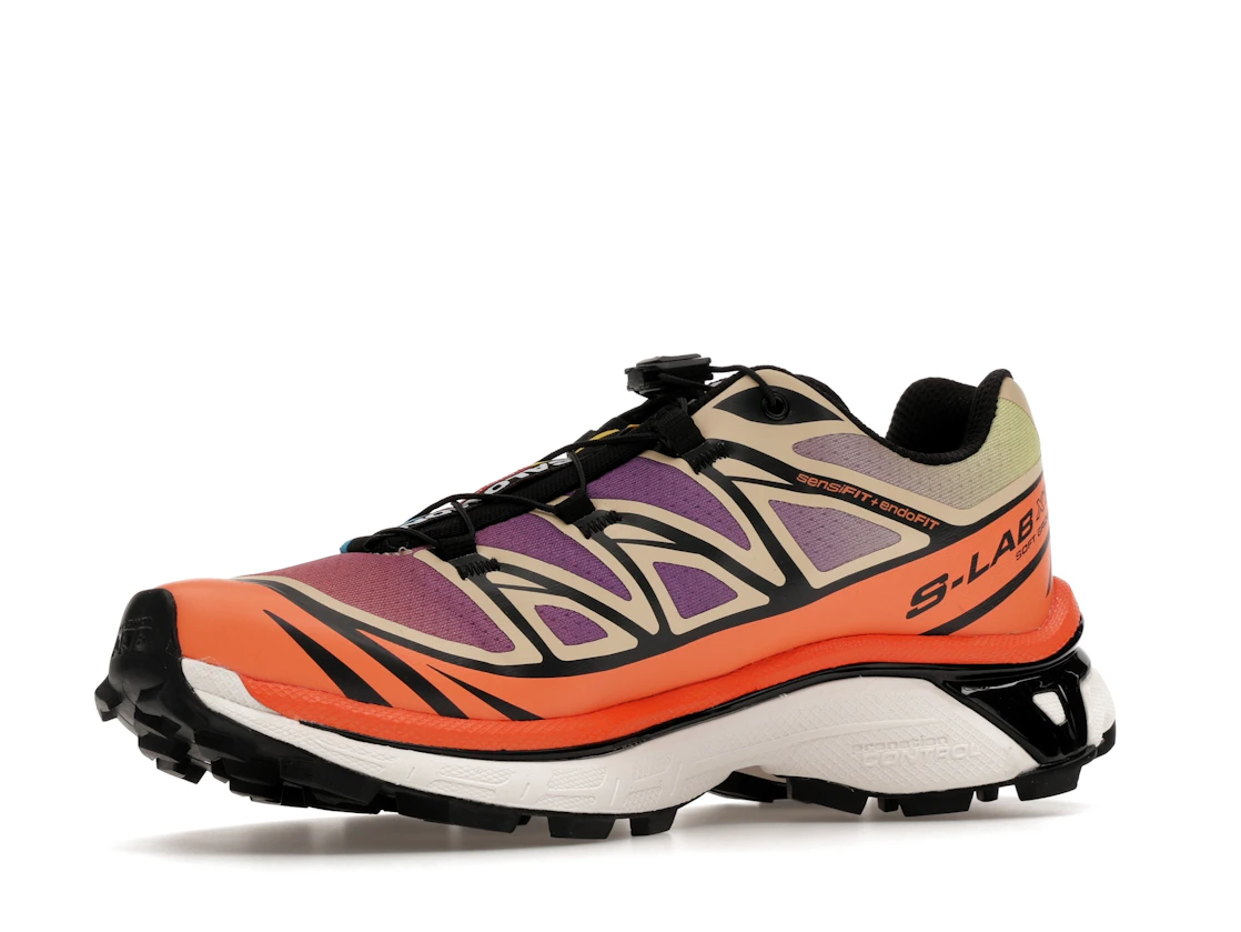 Salomon XT-6 Black Almond Dragon Fire